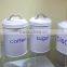 Tea Sugar Coffee Canisters Set for Kitchen Use