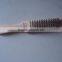 Steel wire brush with wooden handle
