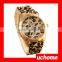 UCHOME IN STOCK new design fashion jelly geneva leopard print silicone watch