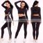 Women Cheap Tracksuit Suit Sets Custom Tracksuit Summer Top Sexy 2 Piece Set Latest Design Short Top Hooded Full Length Sets