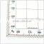 Kearing Clear Plastic 2mm Thick Aviation Sqaure Protractor Nautical Miles 1/500000 #KPP-1
