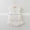 2017 Online wholesale baby clothes girls lace clothing set for summer