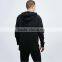 Oversized pullover hoody black and grey combination hoodie hoodies blank