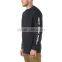 Side Sleeve Crew Neck Sweatshirt Customize 100% Cotton Plush Fleece Long Tee Pullover Sweatshirt With Printed Graphic