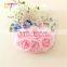 Lovely children rose flower handbag pink kid designer handbag cheap mini kid handbag