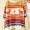 New arrival reindeer jacquard pattern christmas sweater wholesaler