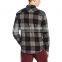 Custom Design Flannal Plaid Mesh Half soft t shirt