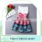 Promotional ! 2016 summer style printing dress skirt, women sleeveless party dresses, Custom women dress