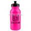 USA Made 20 oz Colored Bike Bottle With Push And Pull Cap - BPA-free, FDA compliant and comes with your logo