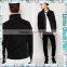 Korean Style Mens Fashion Lapel Zipper Decorated Black Denim Jackets