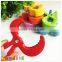 73mm*51mm Mixed Color Plush Stuffed Baby Toys Clamp Plastic Clip