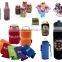 Wholesale customized logo neoprene beer cooler holder for bottles or cans bulk