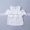Wholesale Children Off Shoulder Full Blouse Design Solid Color Shirts Baby Girls New Style Lace Shirt