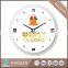 Sublimation tempered glass clock, smooth surface with white coating,round shape dia200*4mm or square shape 200x200x4mm