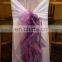 High Quality Organza Ruffled Wedding Chiavari Chair Cover