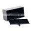 Cardboard black packaging gift box with lid for cufflinks and tie clip set