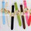 Women Quartz Watch Top Fashion Flower Female Clock Newly Design Simple Lady Dress PU Leather watch