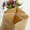 factory price ready stock 100g/250g/500g/1kg coffee packing kraft paper stand up pouch with zipper and clear window