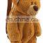 Cheap custom stuffed brown bear plush teddy backpack bag