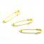 Bright yellow finished fashion skirt pin 2.0mm*76mm