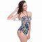 Push Up Top High waist Big Women's Plus size 2016 Tankini swimsuit