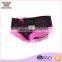 Cute design black and pink spot printed seamless hip up lace young panties