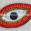 Fantastic style patch beaded eye applique