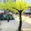 2.5 meter height artificial crooked  trunk peach fruit tree