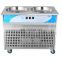 big discount!!! Thailand Philippine double pan roll fry ice cream making  fried ice cream roll machine