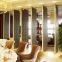 Movable Aluminum High Modern Wood Panels Office Hotel Sliding Folding Partition Walls