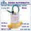 Solenoid valve medium pressure plastic male