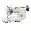 Double needle lockstitch heavy duty leather sewing machine price