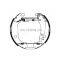 4241.6E Semi metallic brake shoes for 306