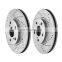 Front Drilled Slotted Brake Disc Rotors For Lexus Toyota RAV4 2006-2014 4351242040
