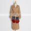Patchwork Fur Pocket Women's Knitted Coat Autumn New