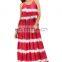 Loose Sleeveless Women Plus Size Tie-dye Summer Dress Ladies Casual Sexy Slip Dress Maxi Dress