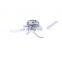 LED ceiling light three or four prong wave living room lamp bifurcation shaped chandelier ceiling lamp bedroom lamp