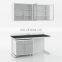 Laboratory furniture wall work bench phenolic resin chemical biology laboratory bench table