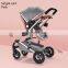 Leather baby stroller cadeirinha carrinho de bebe silver cross pram pop