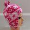 2016 new design cold proof printed fleece hat
