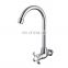 Cheap wall mount plastic kitchen tap cold water sink faucet