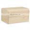 Christmas decorative simple useful wooden gift storage packaging box with lock