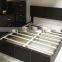 popular modern design leather double bed