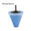 1 Pcs Burnishing Foam Sponge Polishing Cone Shaped Buffing Pad Pads For Car Wheel Hub Tool Cleaning Accessories