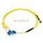 25Meter QSFP+ mpo-lc Optic Patch cord Single mode SM 9/125 24 fiber mtp to lc breakout cable