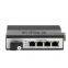 Fiber Optic Network Ethernet Switch DIN Rail 4 10/100M RJ45 Port +1 10/100M Port