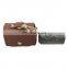 New fashion PU leather dog poop bag holder waterproof and durable luxury poop bag dispenser