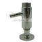 China ISO standard ss 304 316 stainless steel Sanitary male thread sample valve