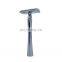 Eco-friendly Metal Barber Stainless Steel Green Double Edge Blade Reusable Safety Razor Shaving Set Stand