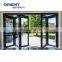 Sliding patio glass door aluminum/transparent aluminum mirror glass windows